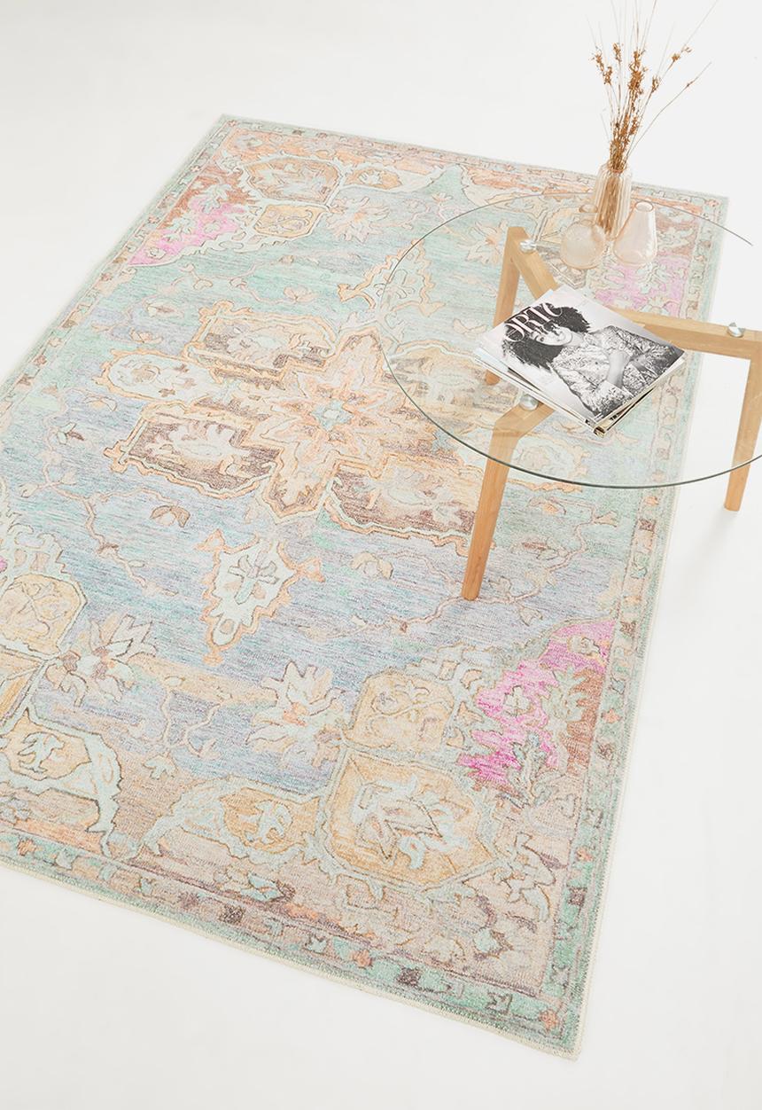 Hertex Haus - Muse opal rug - multi