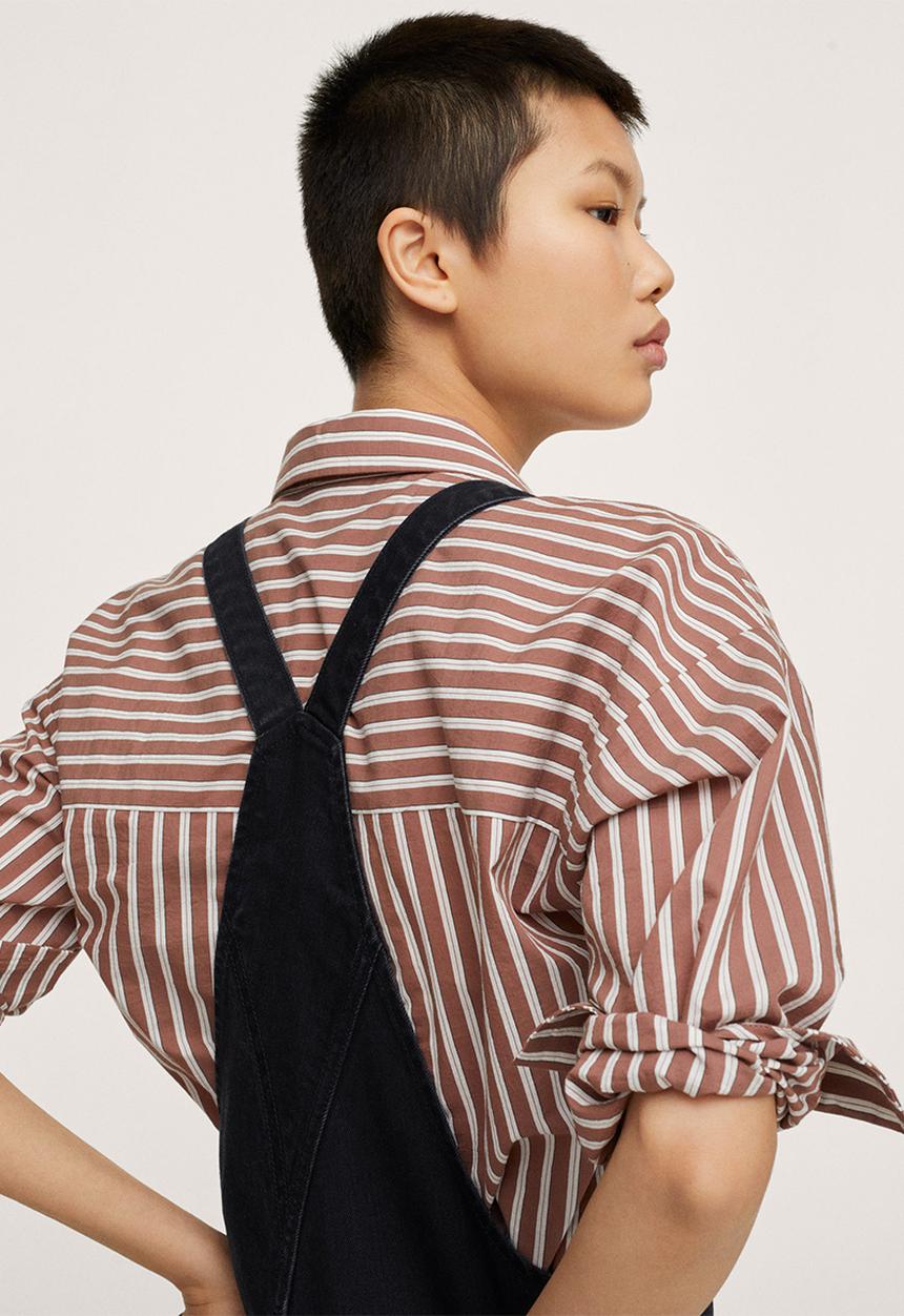 MANGO - Dungarees khris - black 