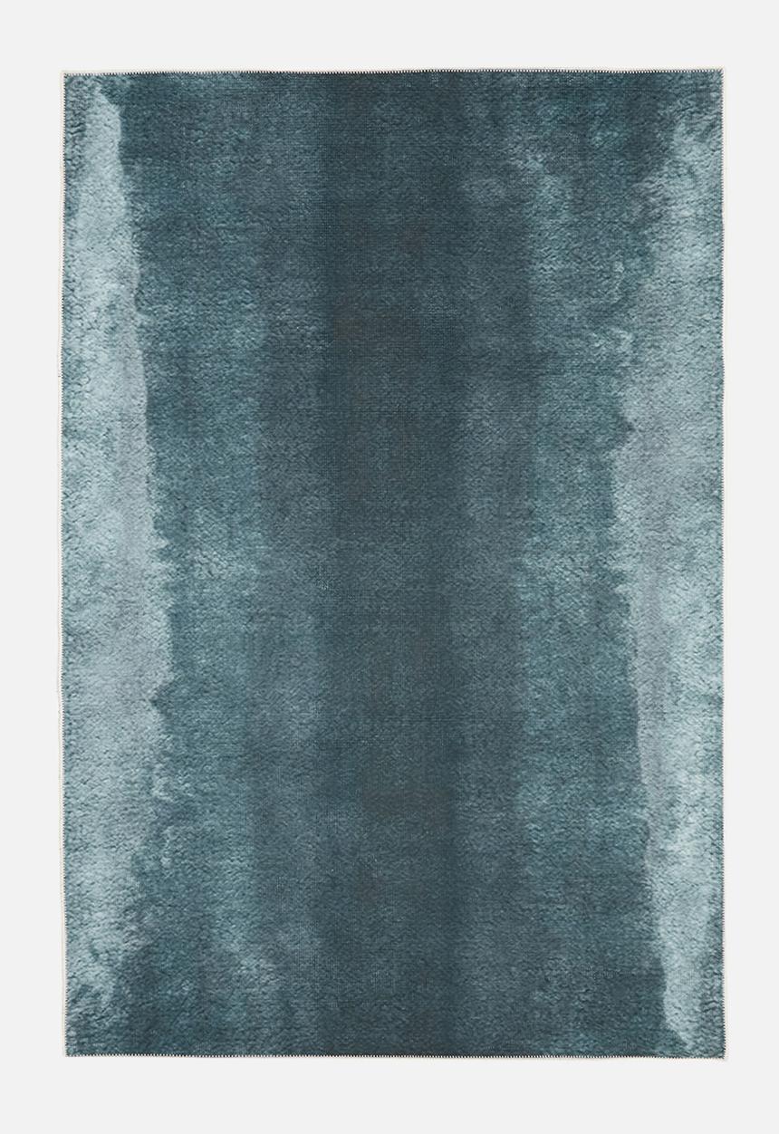Hertex Fabrics - Chromogenic ocean rug - teal