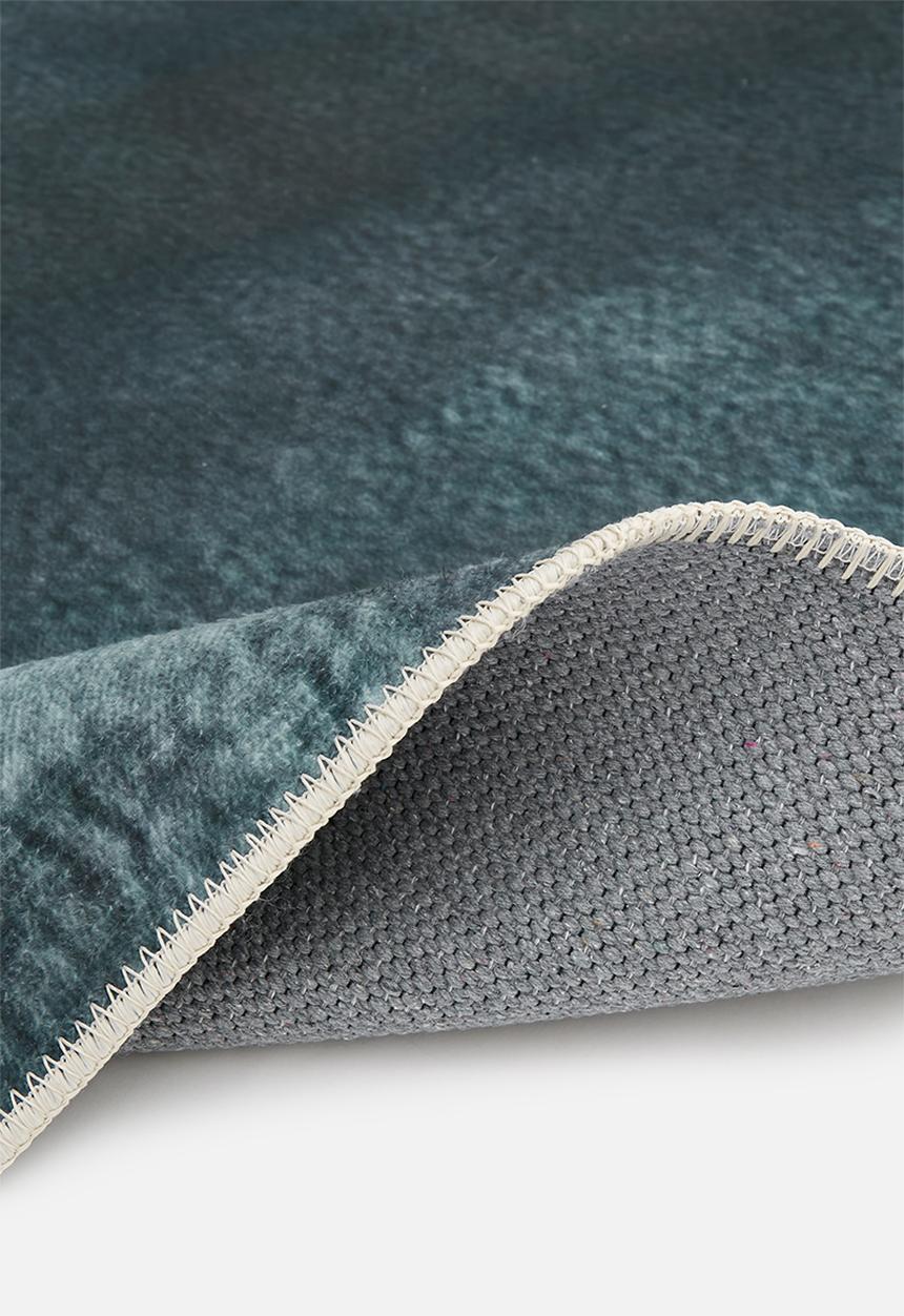 Hertex Fabrics - Chromogenic ocean rug - teal