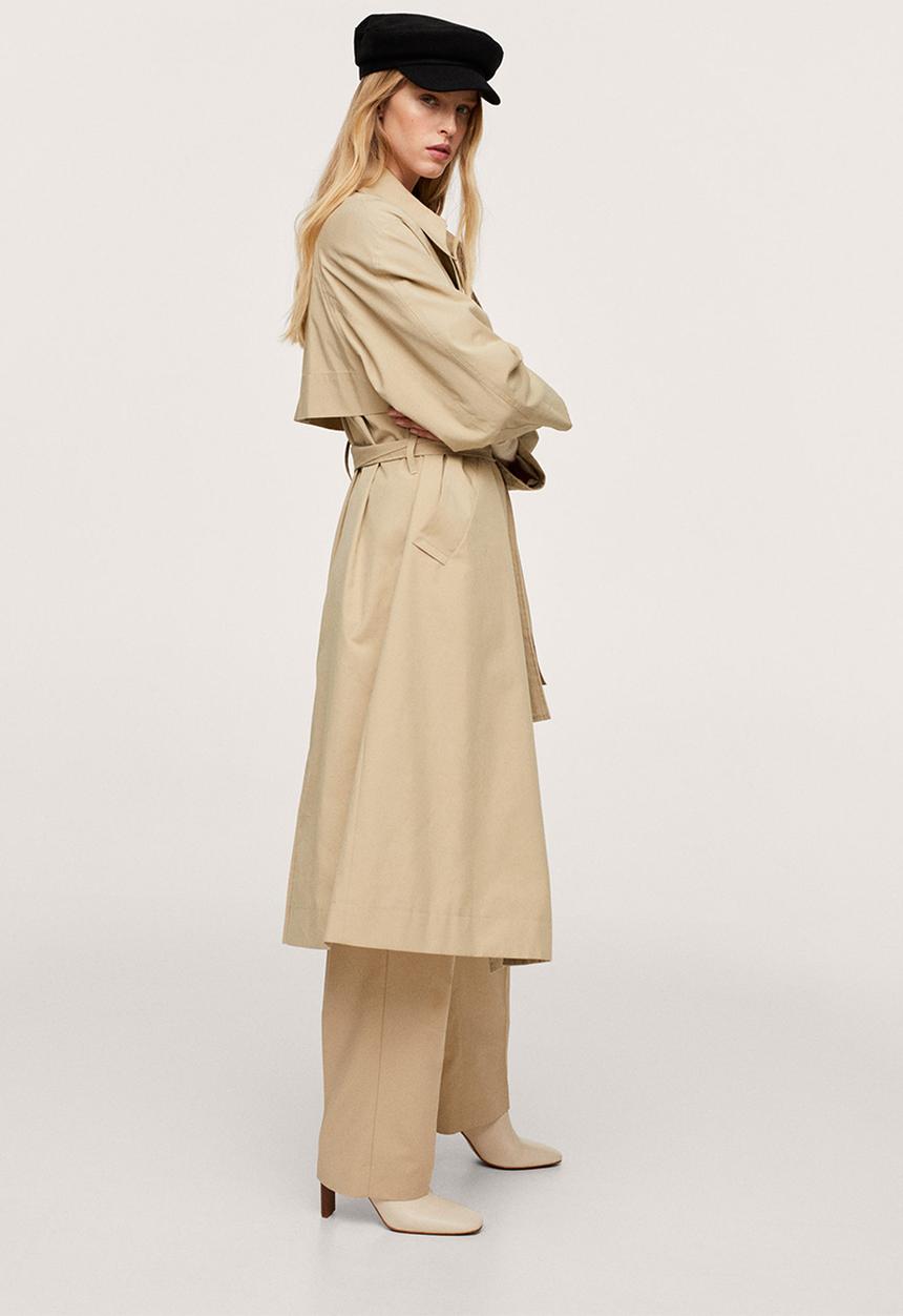 MANGO - Trench coat johan - light beige
