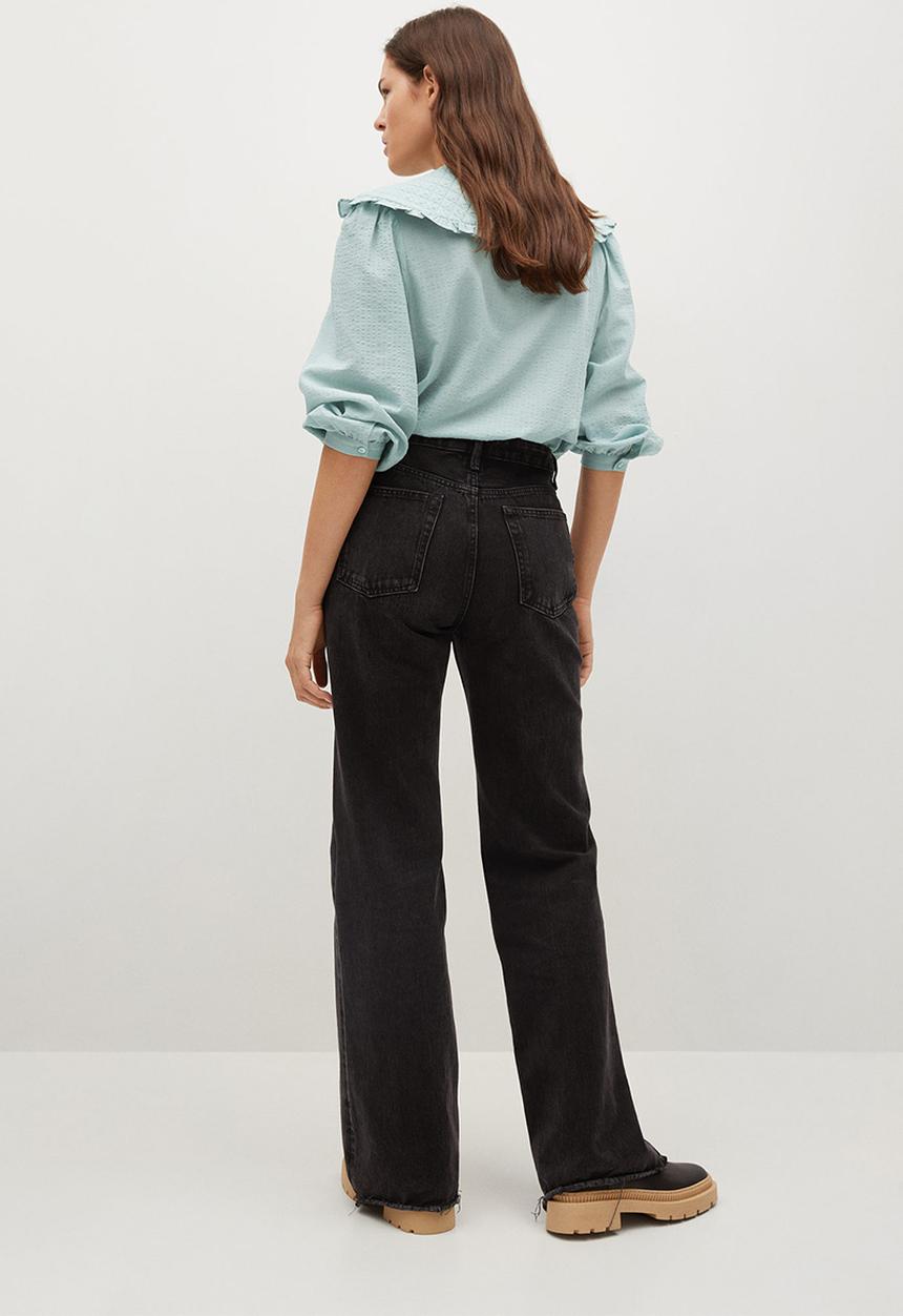 MANGO - Shirt honey - light pastel green