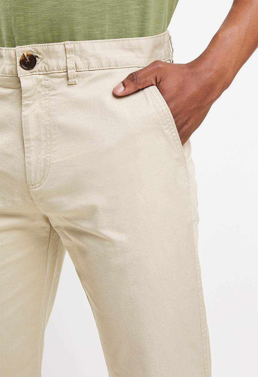 Pringle of Scotland - Core chino flat front classic - beige