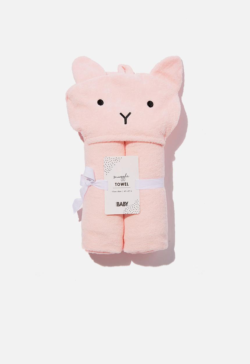 Cotton On - Baby snuggle towel - pink