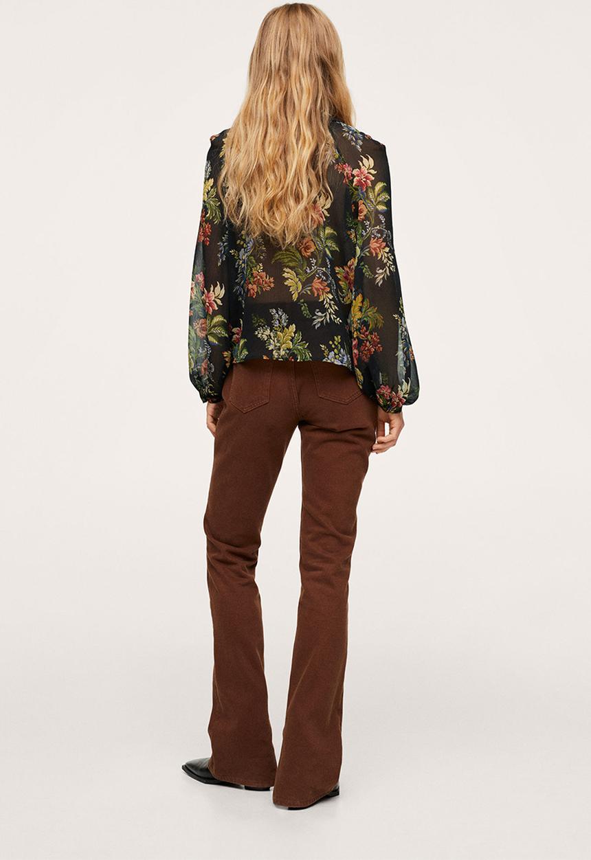 MANGO - Blouse stelle - black