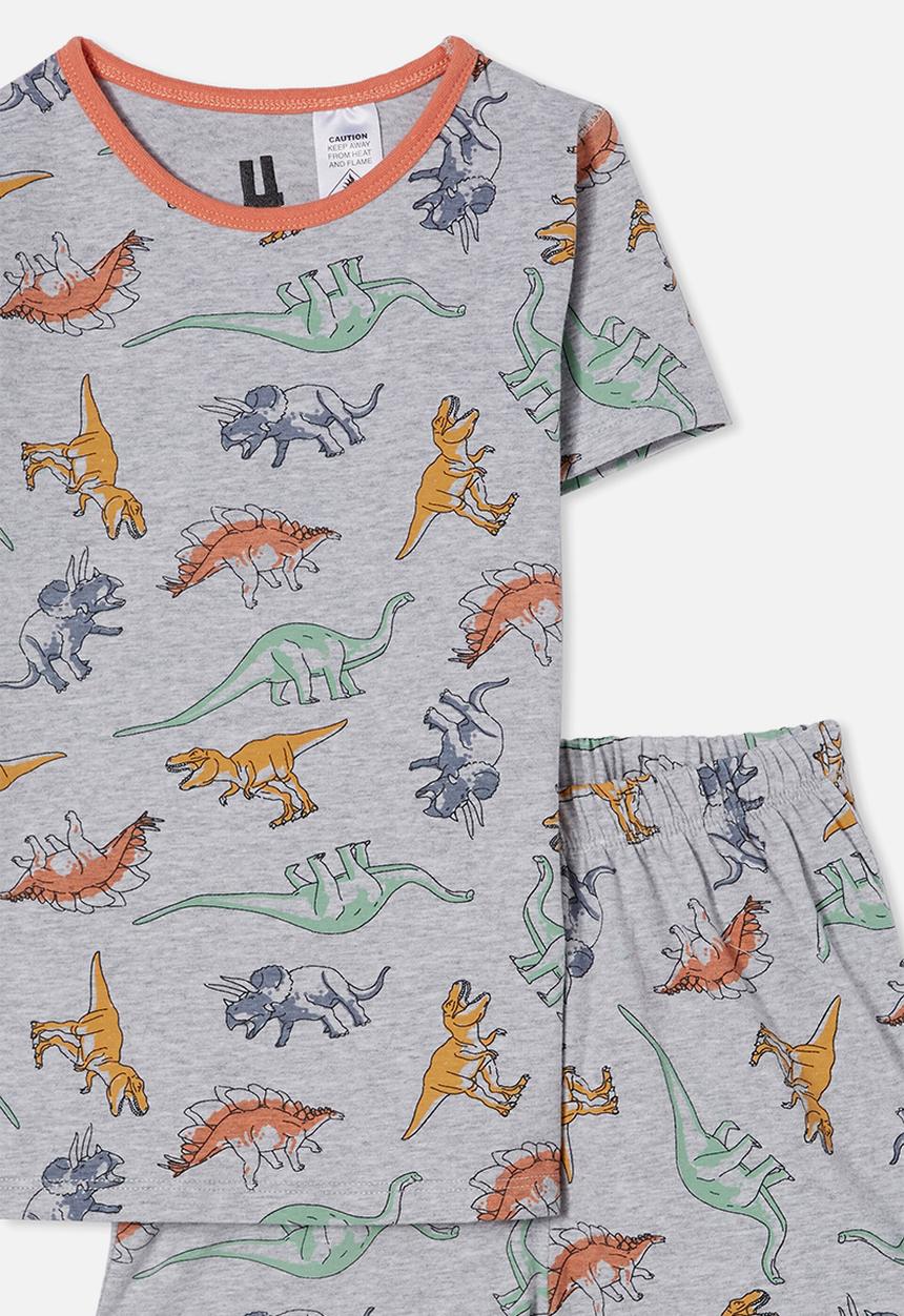 Cotton On - Hudson short sleeve pyjama set - grey 