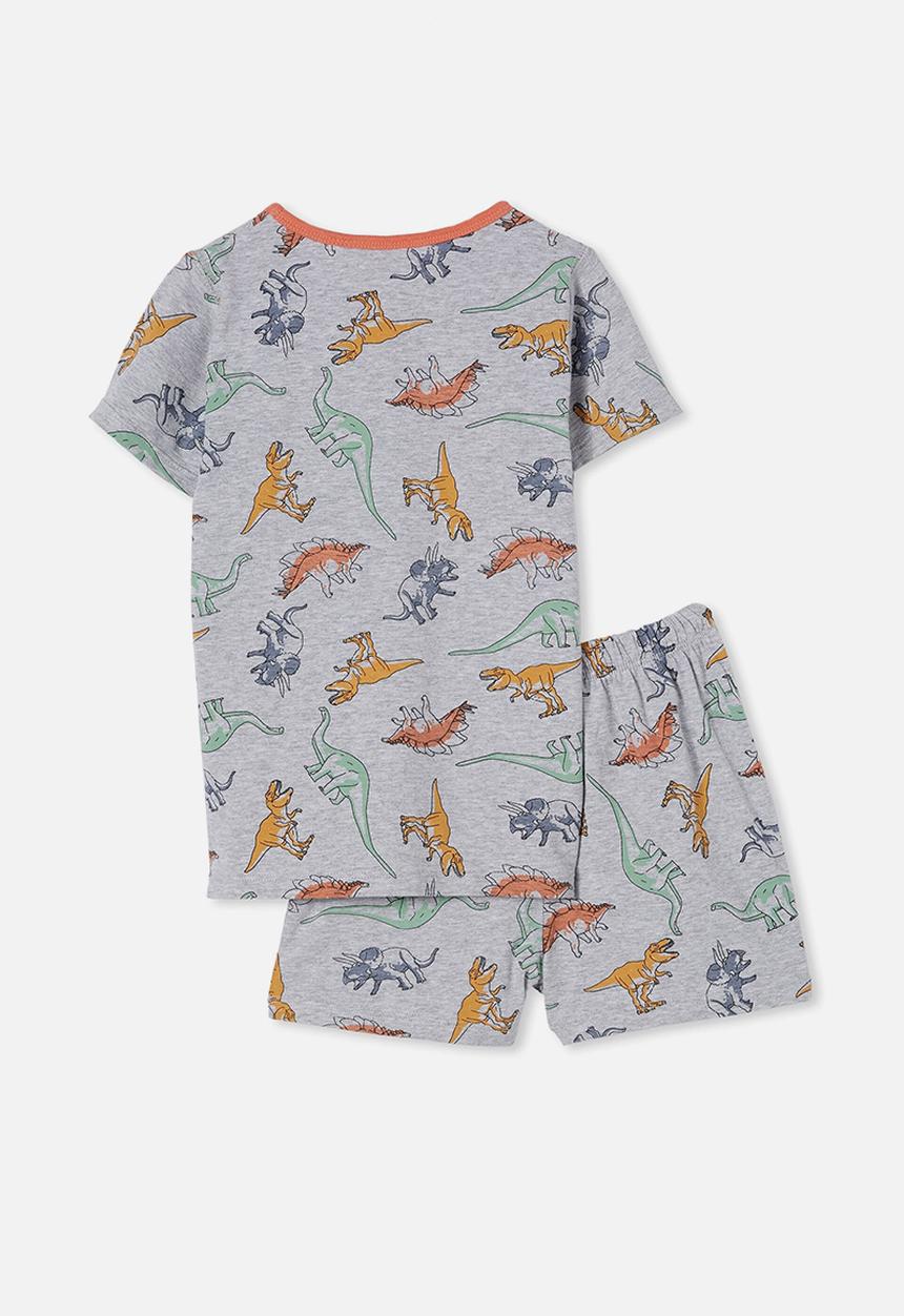 Cotton On - Hudson short sleeve pyjama set - grey 