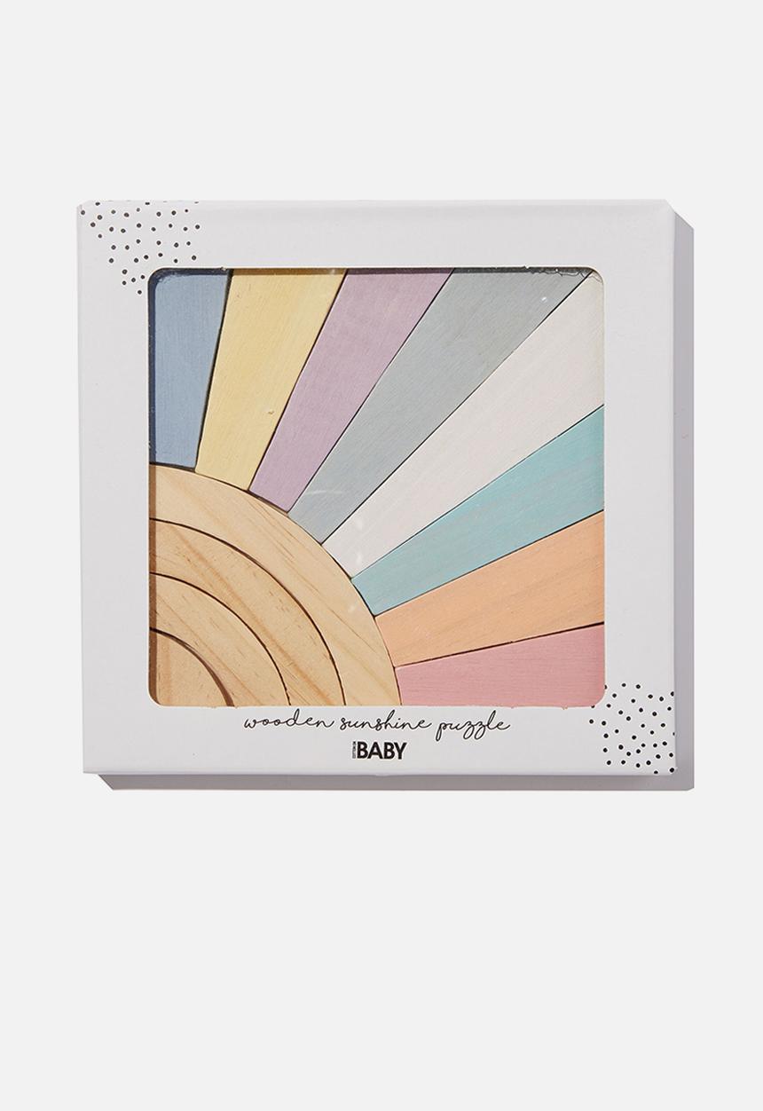 Cotton On - Charlie wooden toy - sunshine puzzle