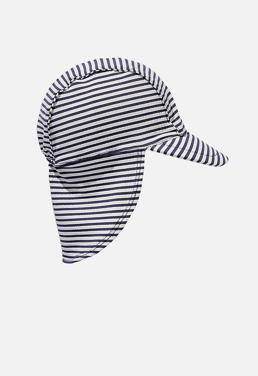 Cotton On - Sammy swim hat - indigo/seersucker