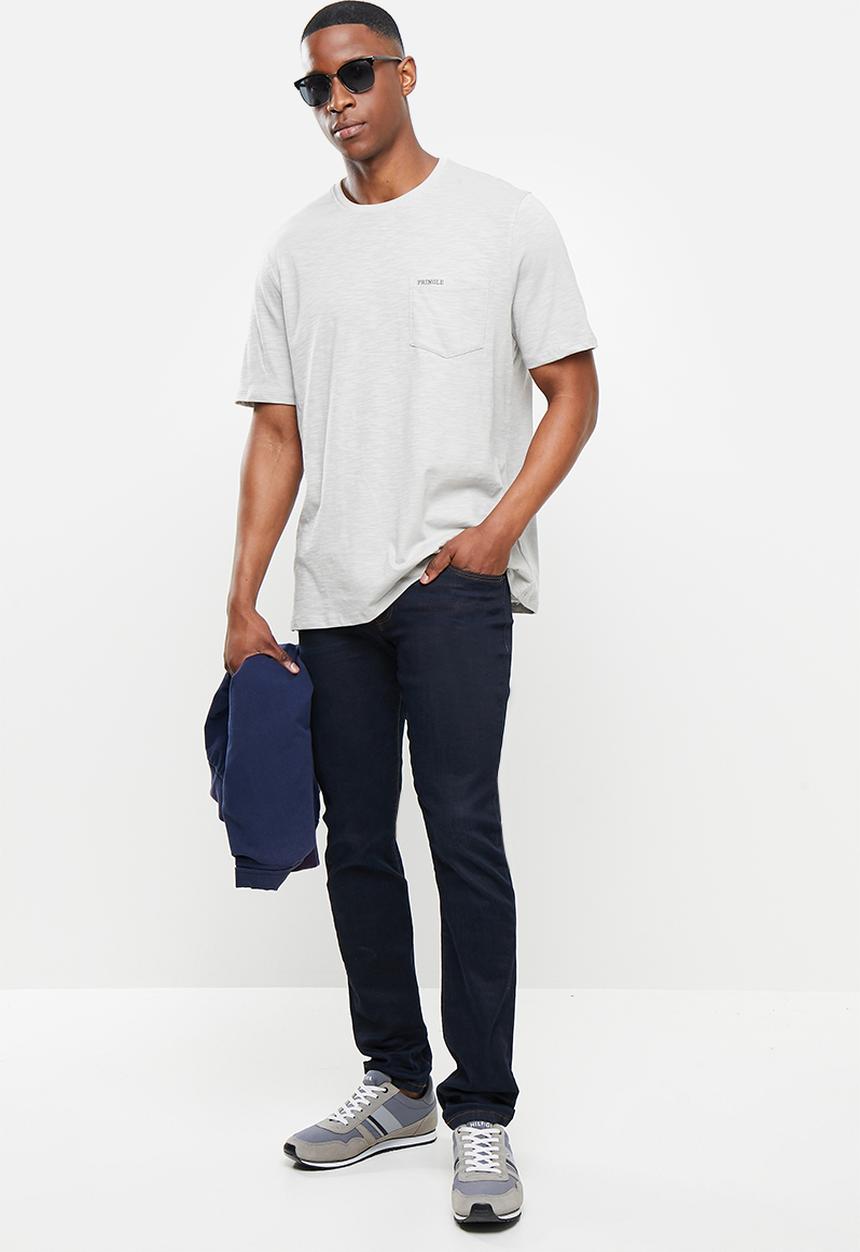 Pringle of Scotland - Slub crew - grey