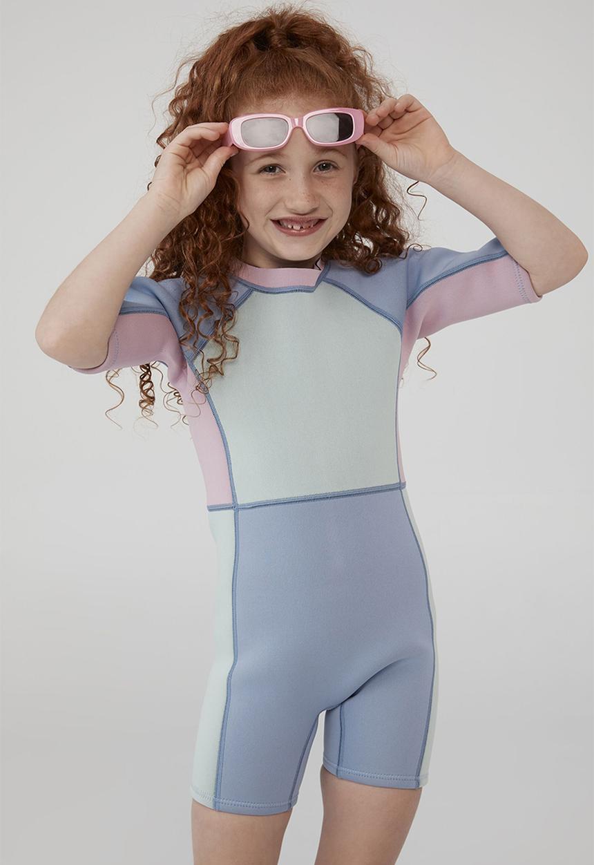 Cotton On - Noosa short sleeve wetsuit - blue