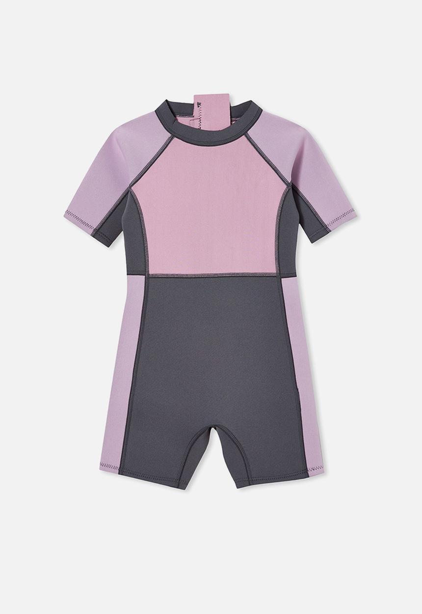 Cotton On - Noosa short sleeve wetsuit - lilac