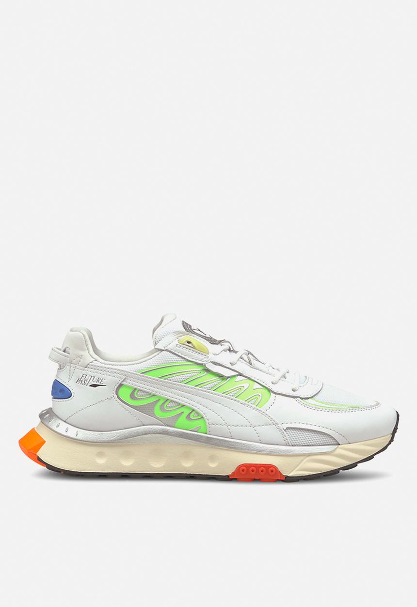 PUMA - Wild rider tecno - puma white-green glare