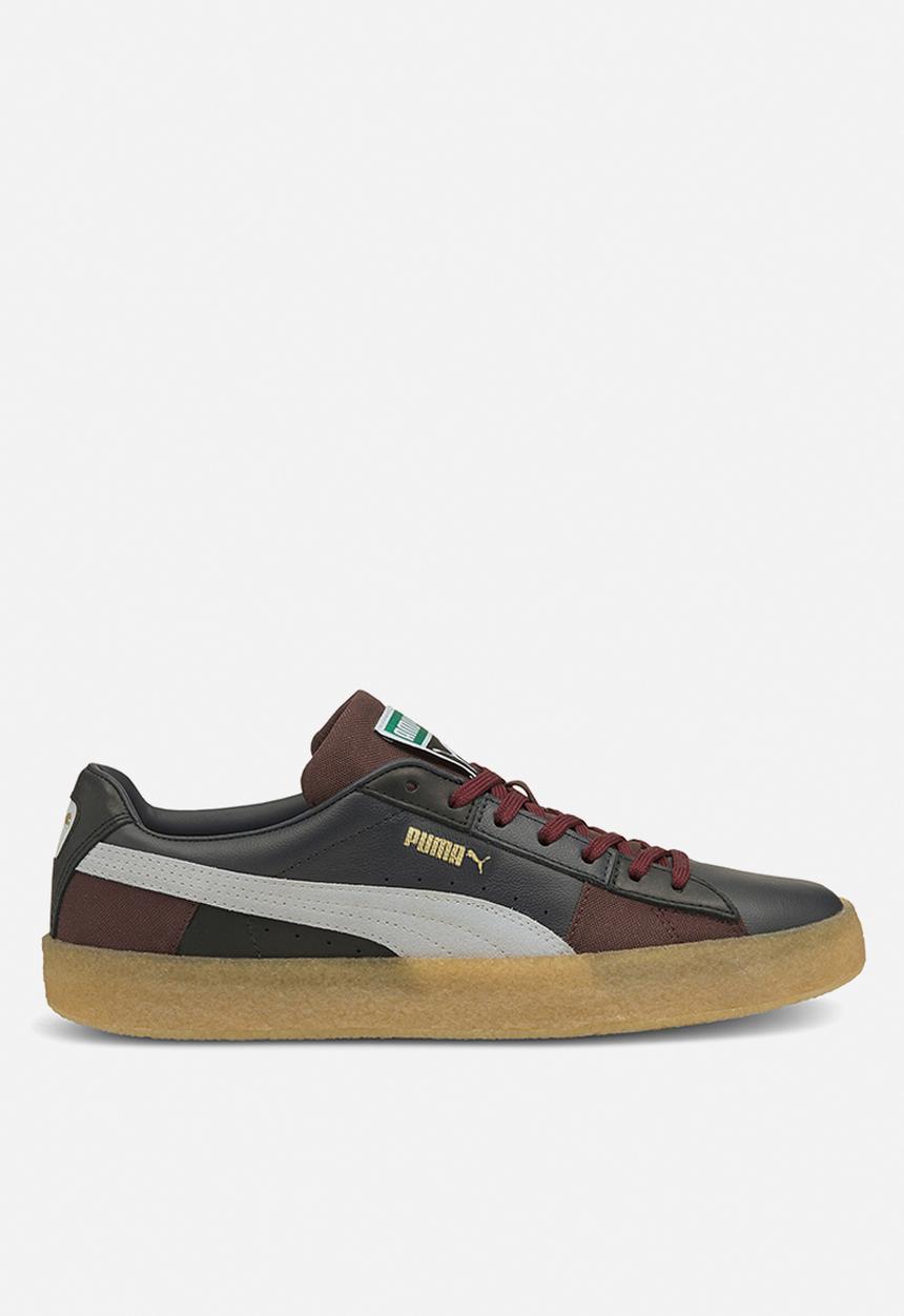 PUMA - Suede crepe patch - ebony-fudge-gray violet