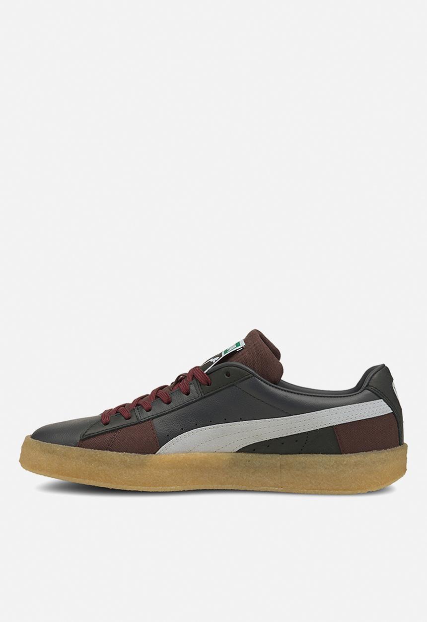 PUMA - Suede crepe patch - ebony-fudge-gray violet