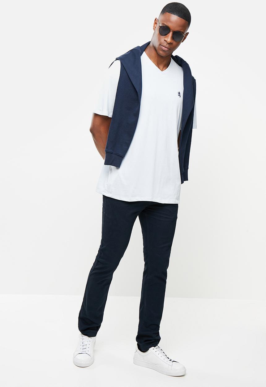 Pringle of Scotland - Core pima tees - light blue