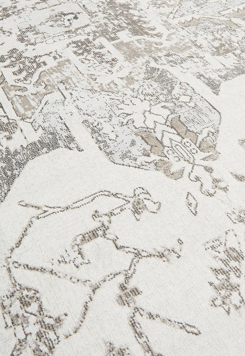 Hertex Haus - Brocade ash rug - grey