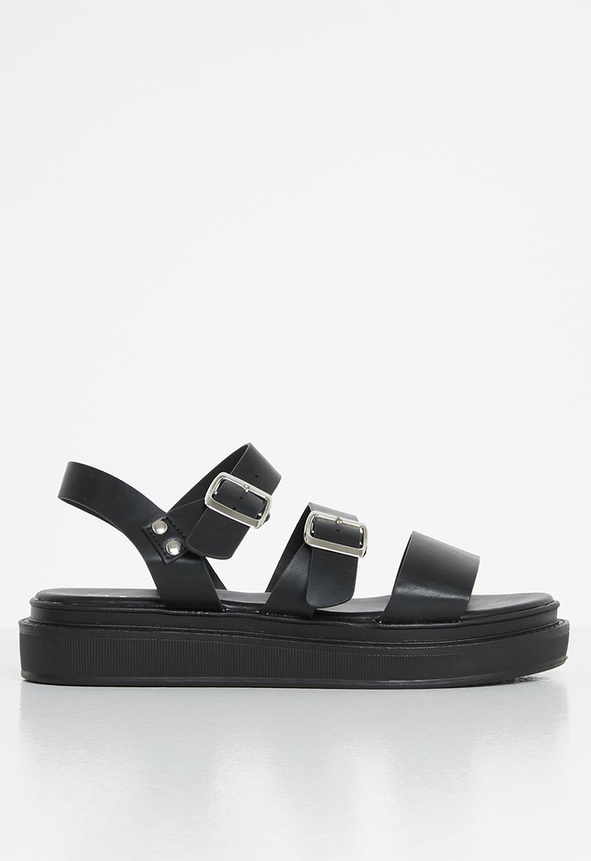 Jada - Chunky buckle sandal - black