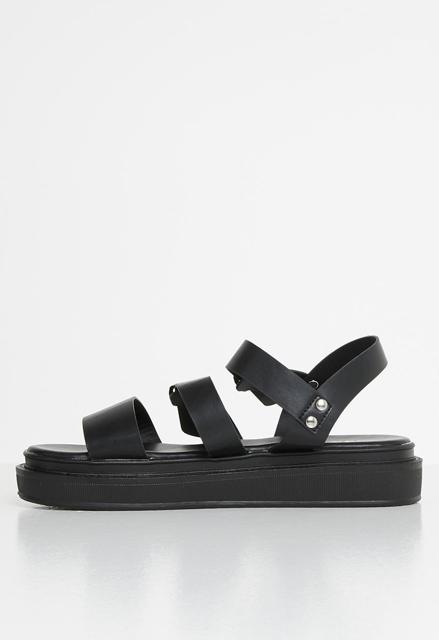 Jada - Chunky buckle sandal - black