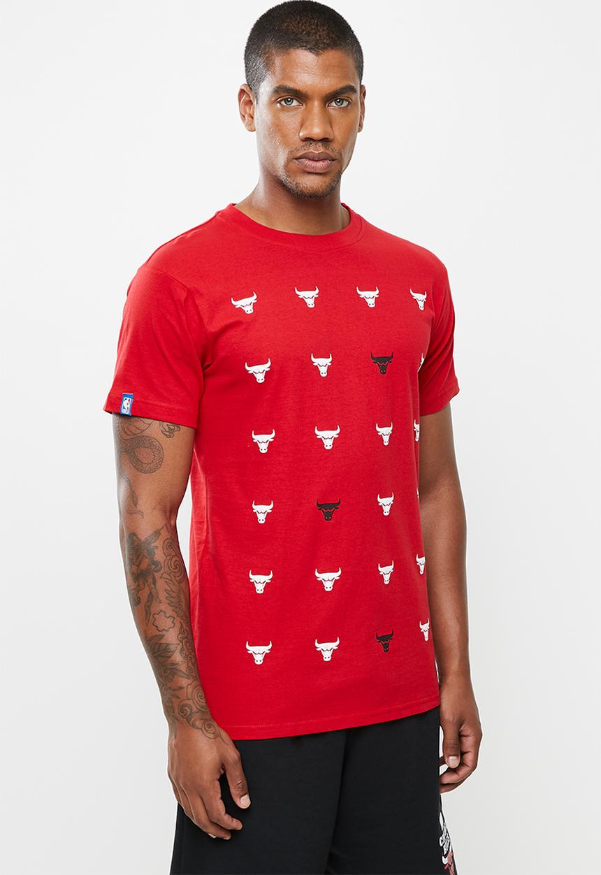 NBA - Nba keyline T-shirt bulls - red