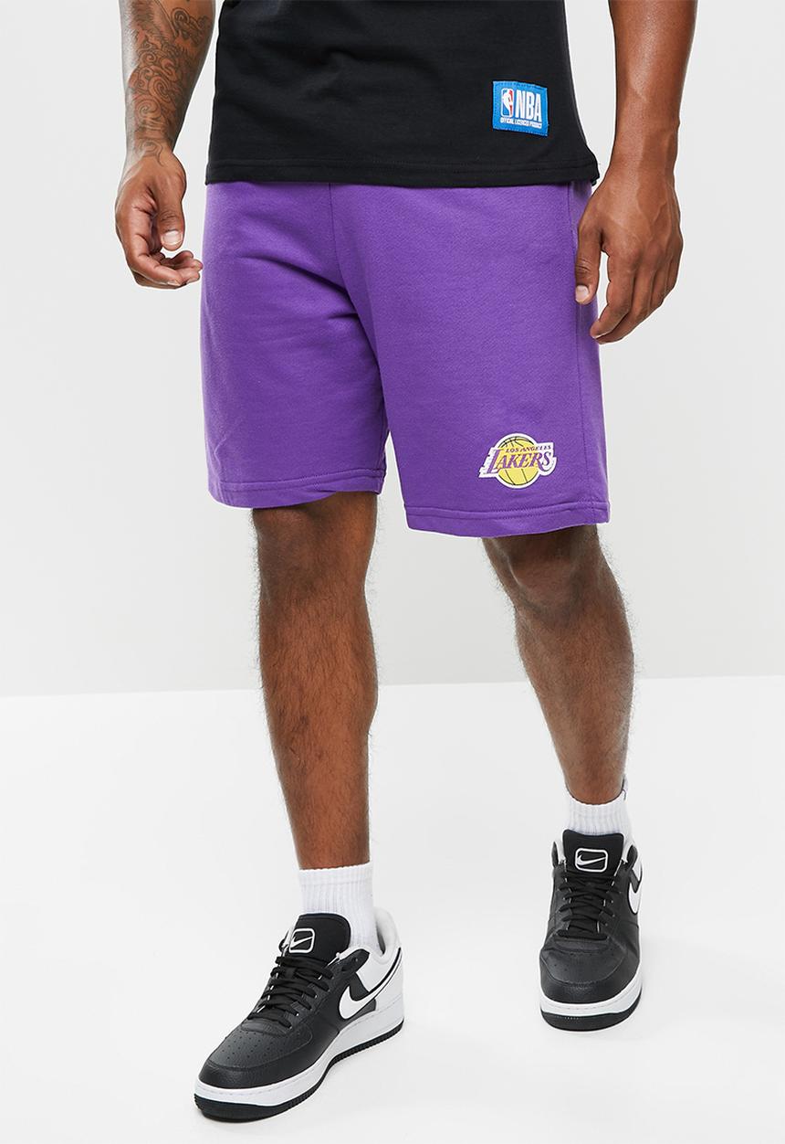 NBA - Nba retro shorts: lakers - purple