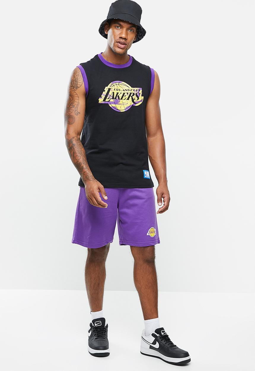 NBA - Nba retro shorts: lakers - purple