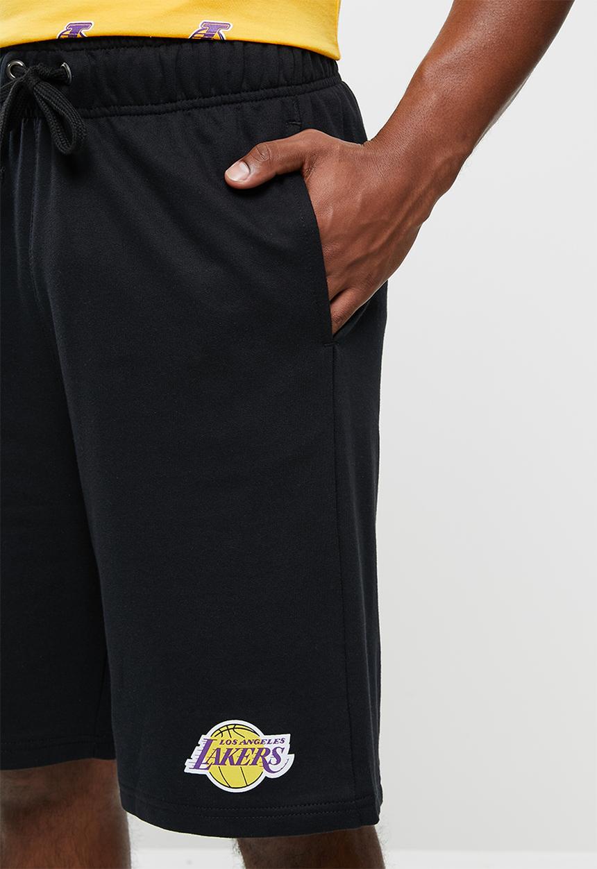 NBA - Nba retro shorts: lakers - black
