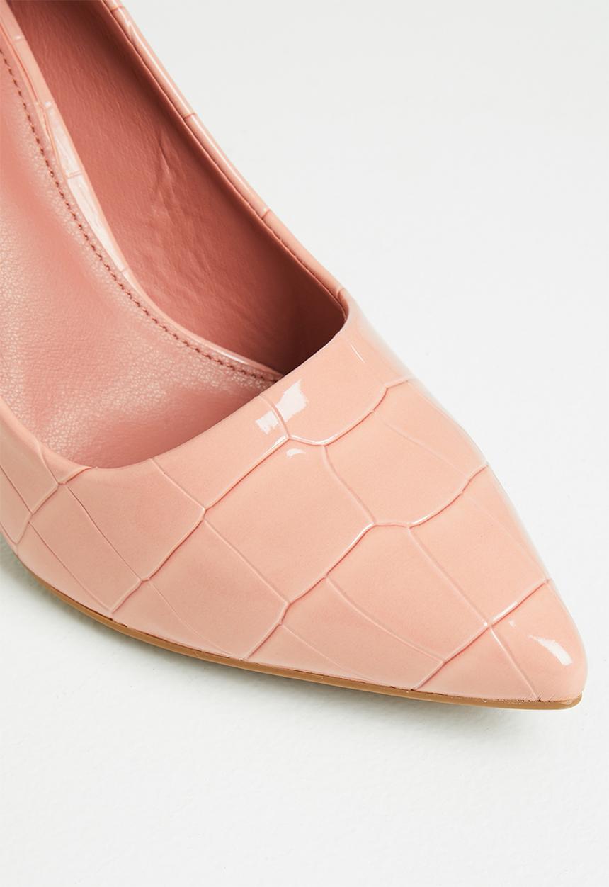Plum - Callie stiletto court heel - pink