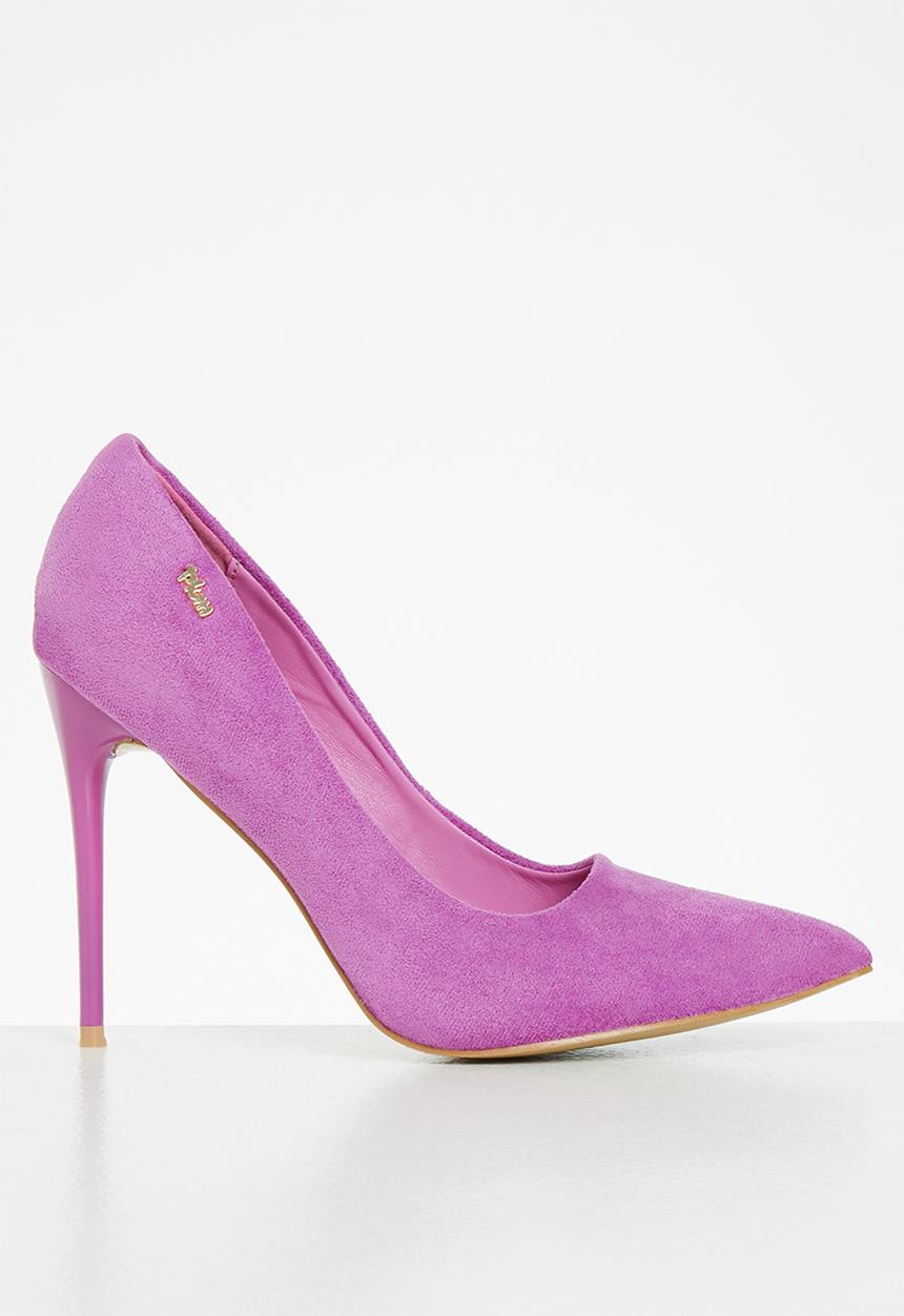 Plum - Nellie stiletto court heel - purple
