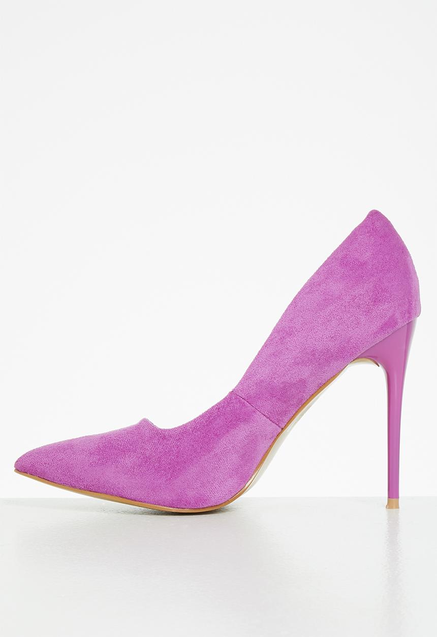 Plum - Nellie stiletto court heel - purple