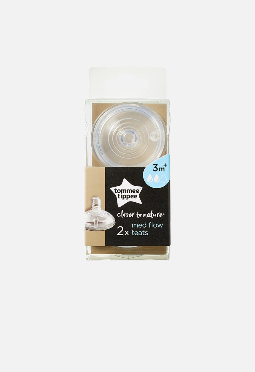 Tommee Tippee - 2 Pack closer to nature medium flow teat