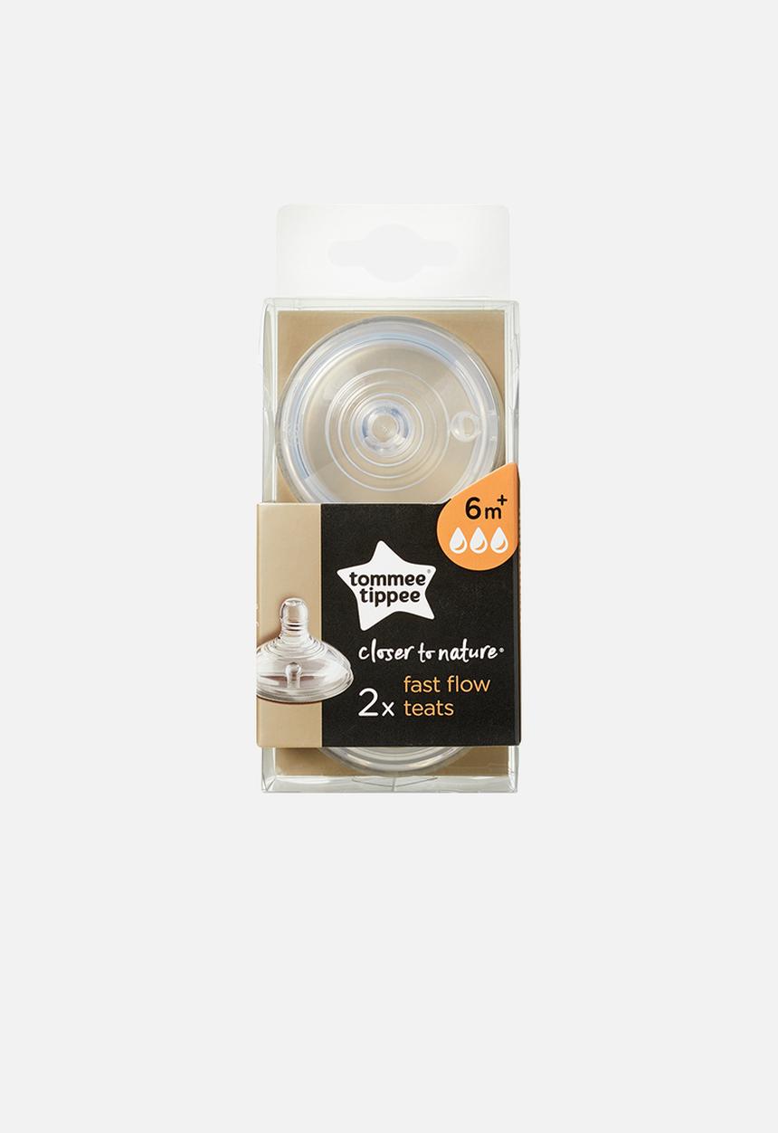 Tommee Tippee - 2 Pack closer to nature fast flow teat