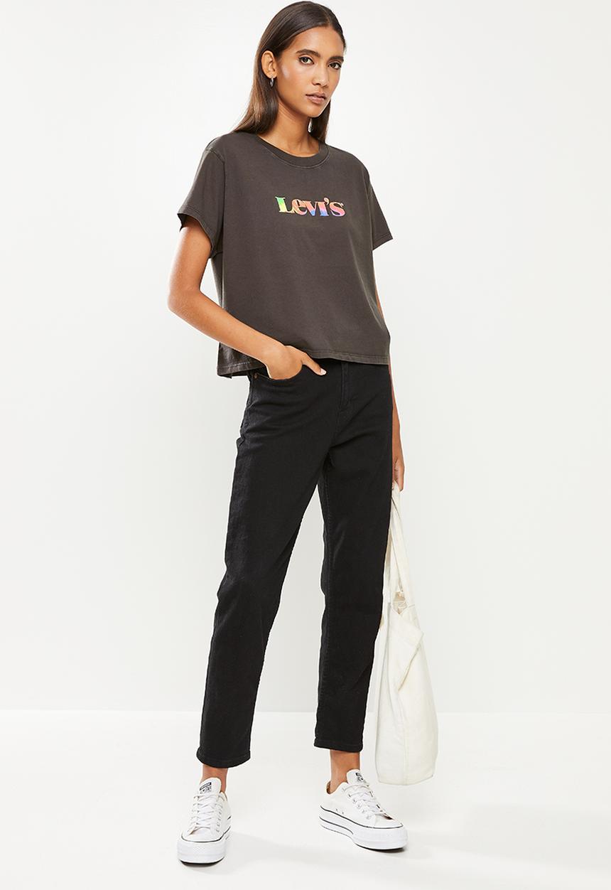 Levi’s® - Graphic varsity tee - gd obsidian 