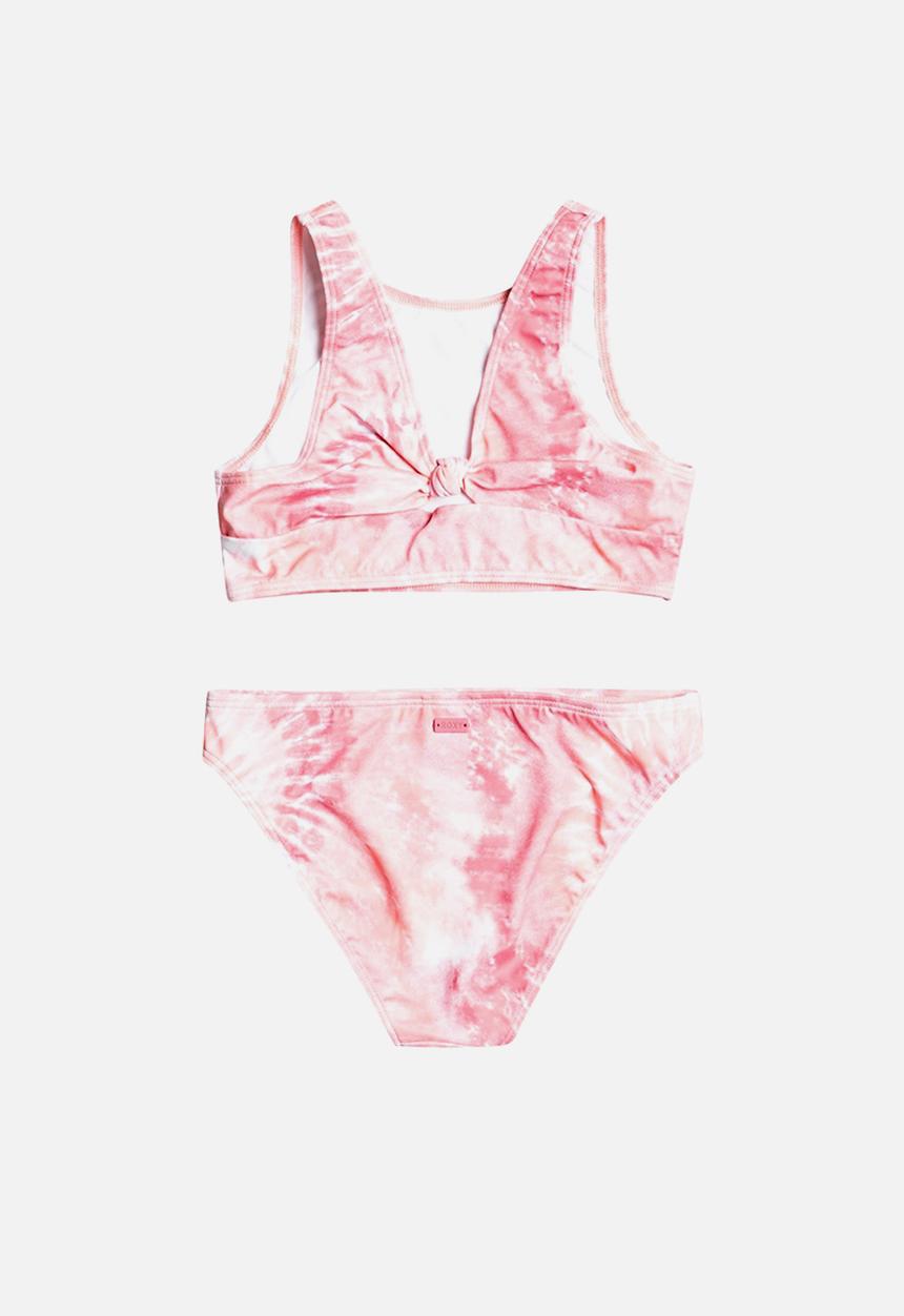 Roxy - Colors reflection crop top set - pink