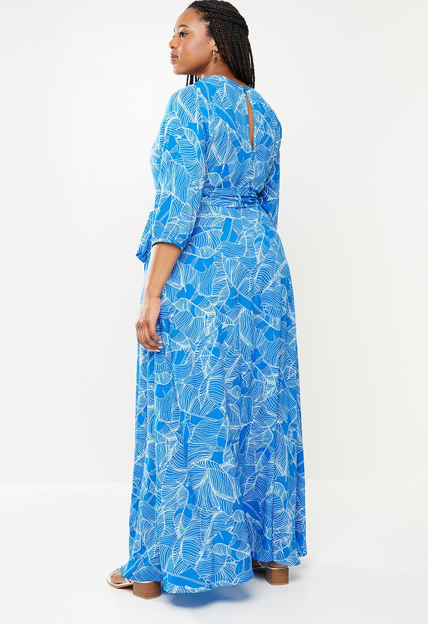 AMANDA LAIRD CHERRY - Plus elisa dress -  marine