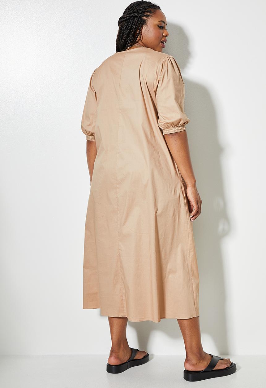 Superbalist - V-neck trapeze dress - hazel