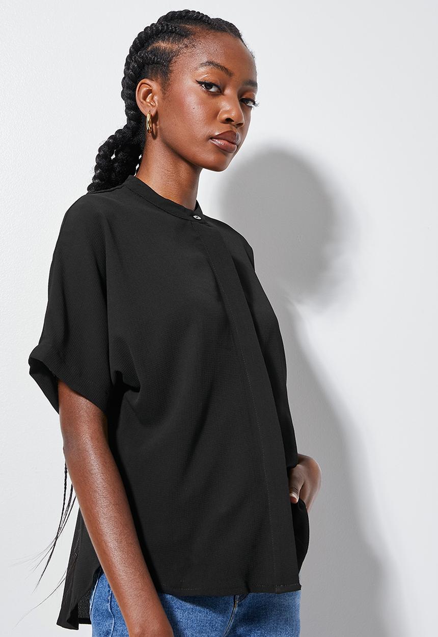 Superbalist - Rivier collared shirt - black