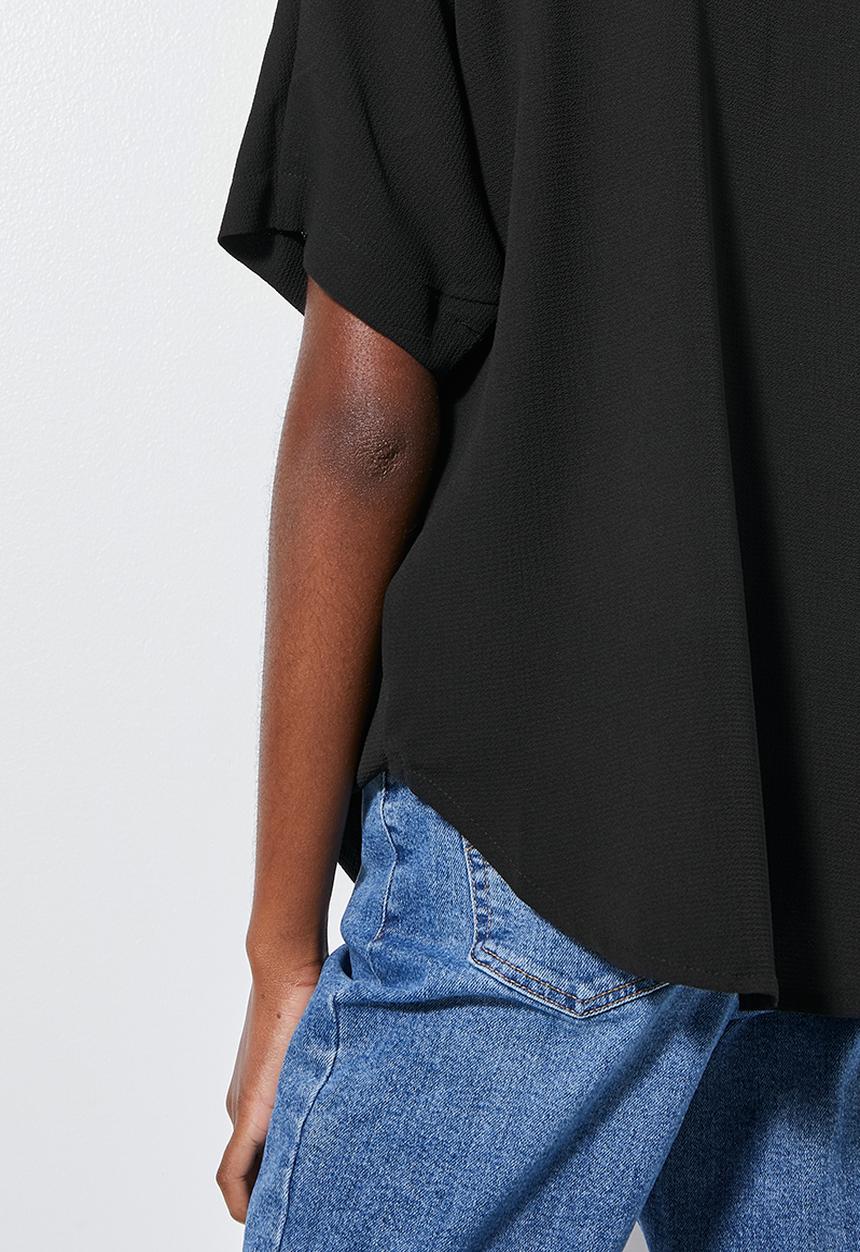 Superbalist - Rivier collared shirt - black