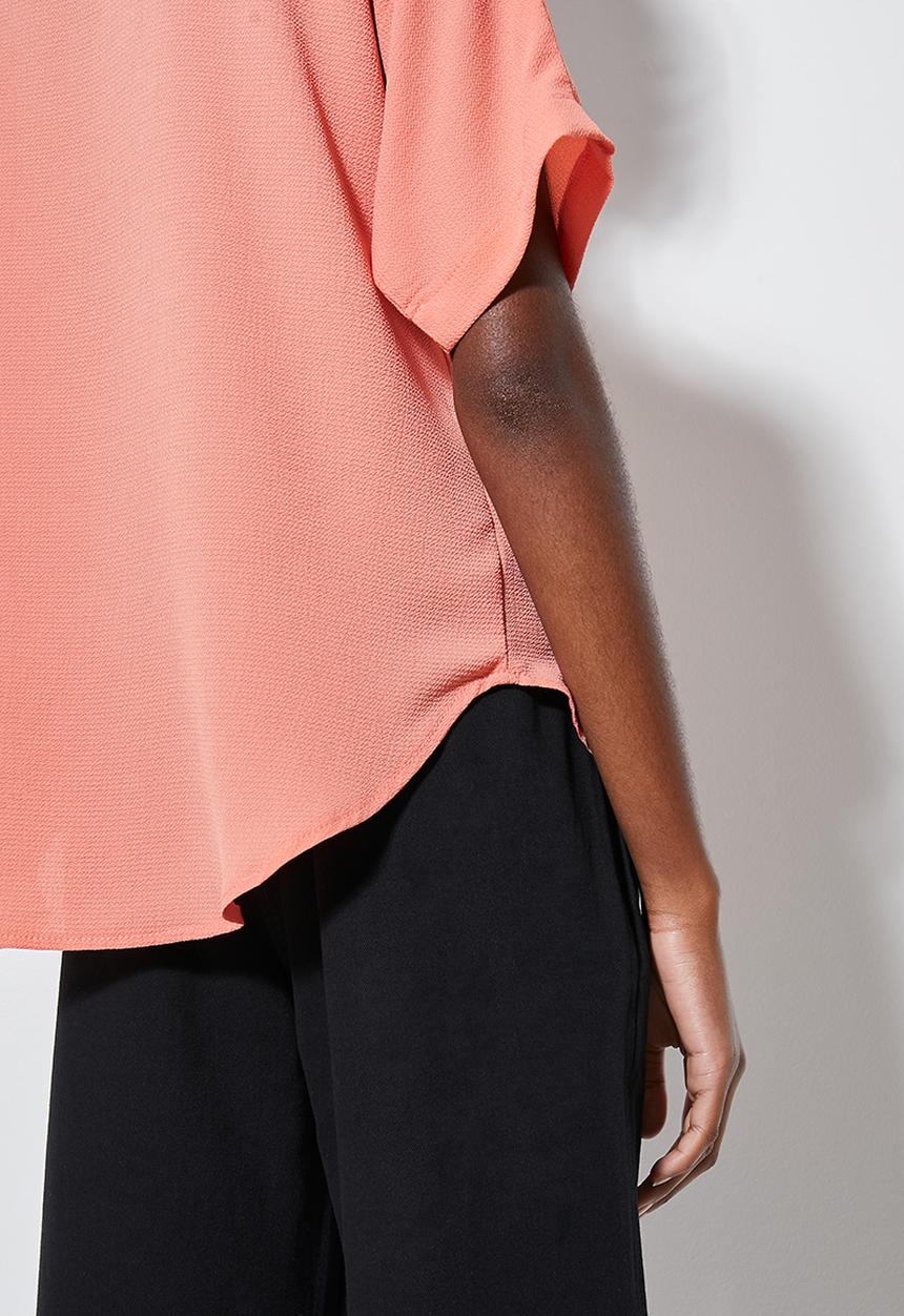 Superbalist - Rivier collared shirt - burnt coral