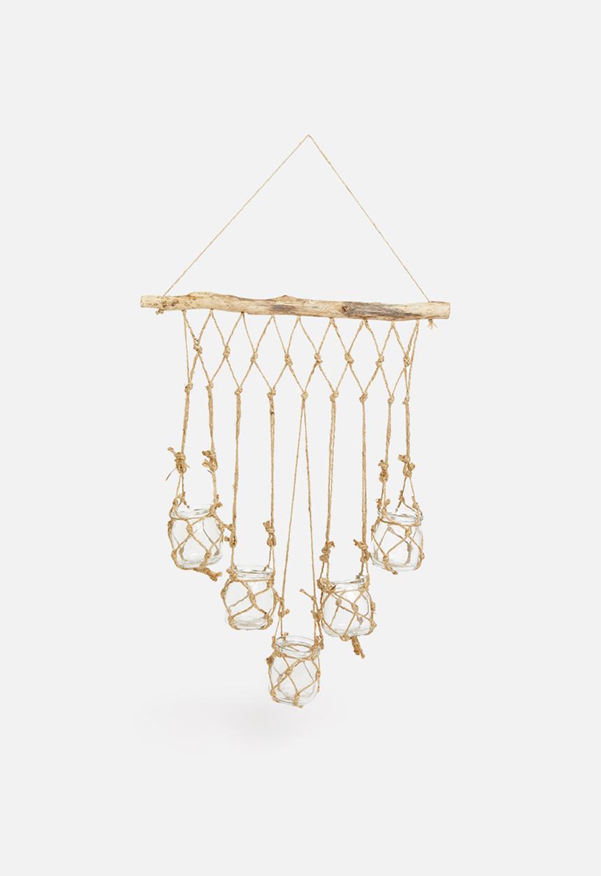 H&S - Decoration hanger wood - neutral 