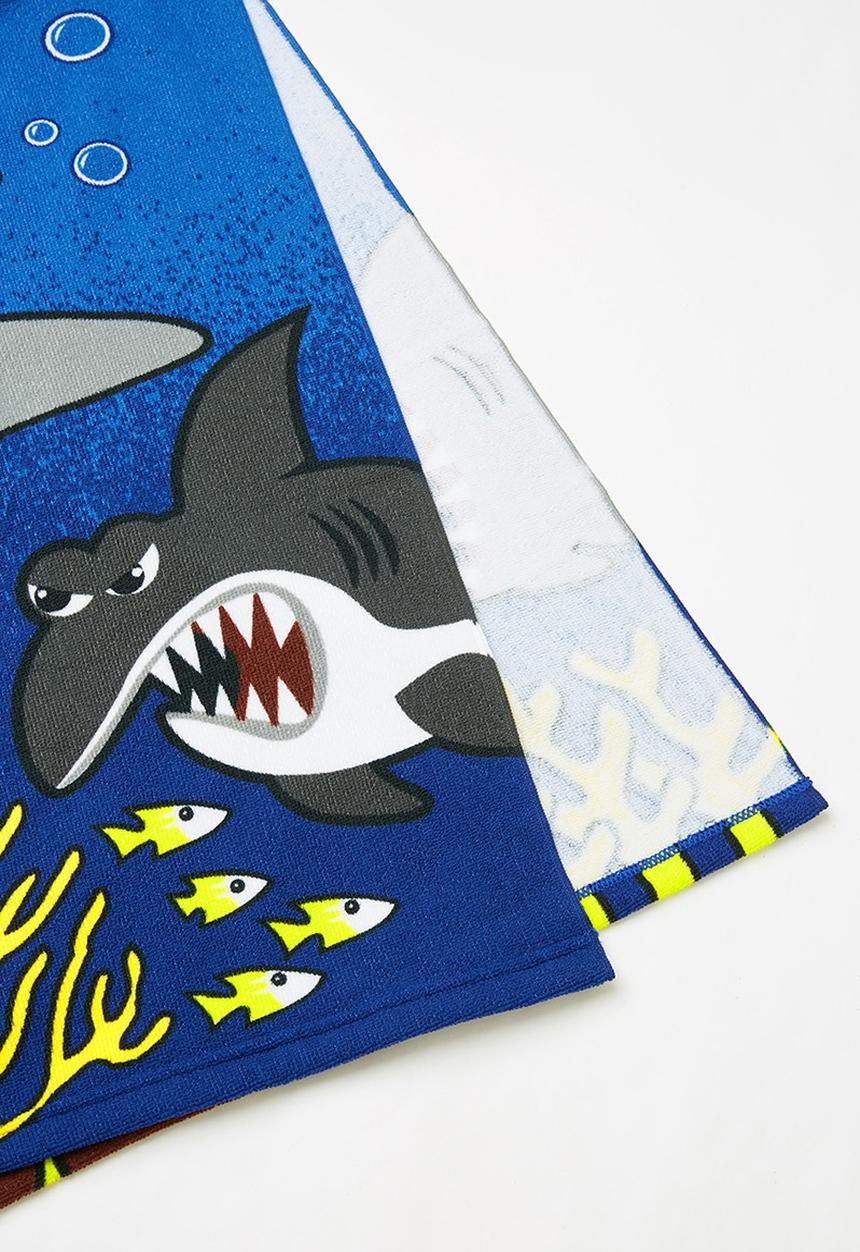 Pop Candy - Boys hooded towel - multi