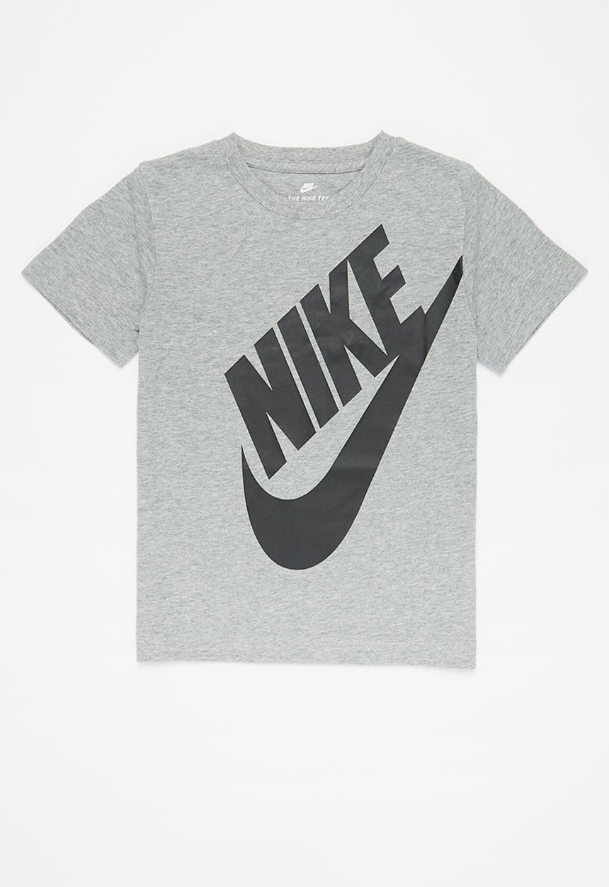 Nike - Nkb boys jumbo futura tee - grey 