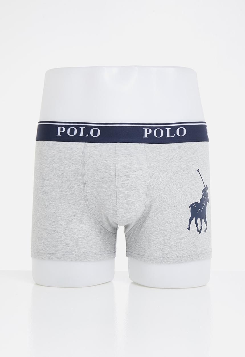 POLO - Ellis big pony knit boxer - grey