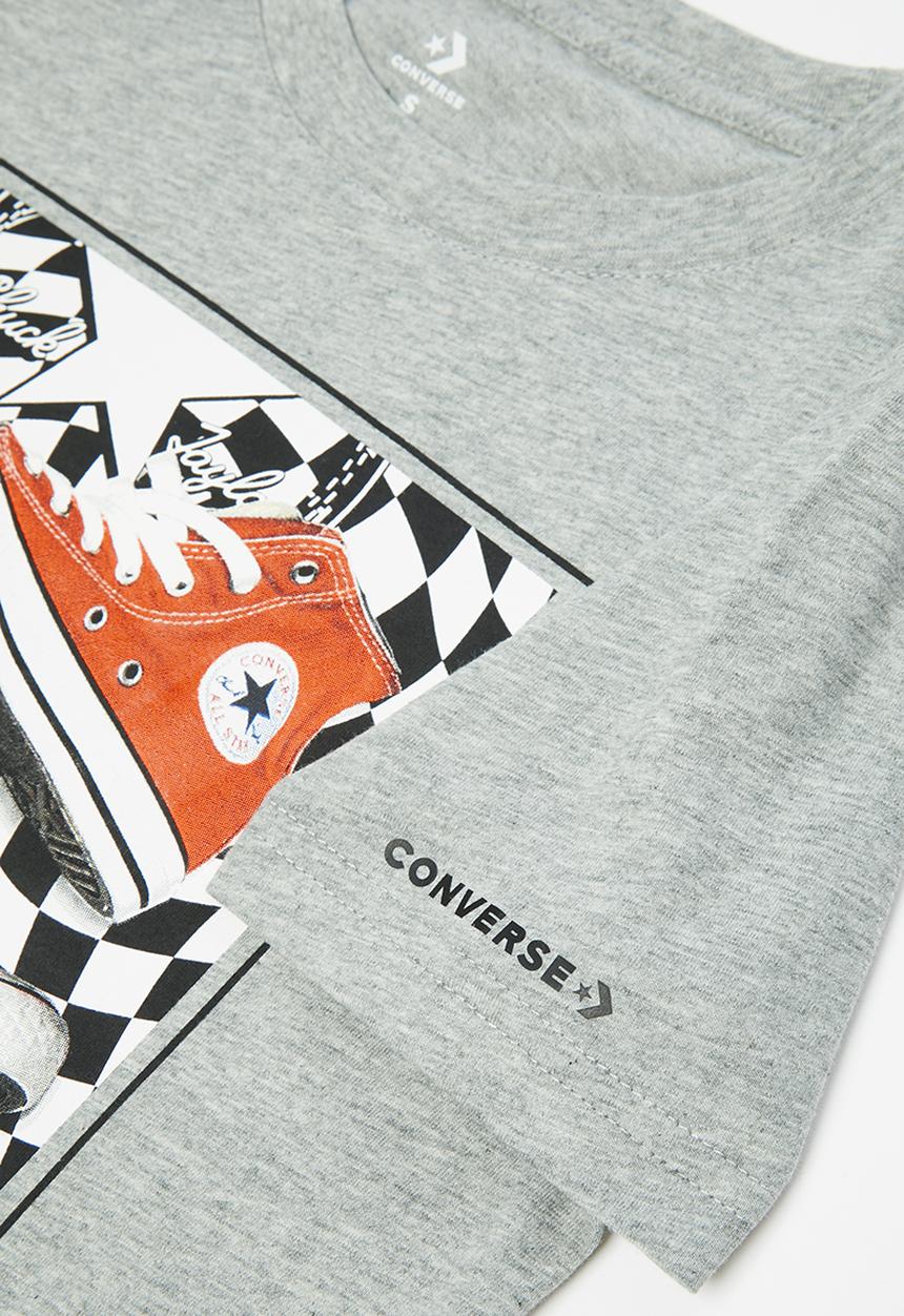Converse - Converse photoreal bitmap tee - grey