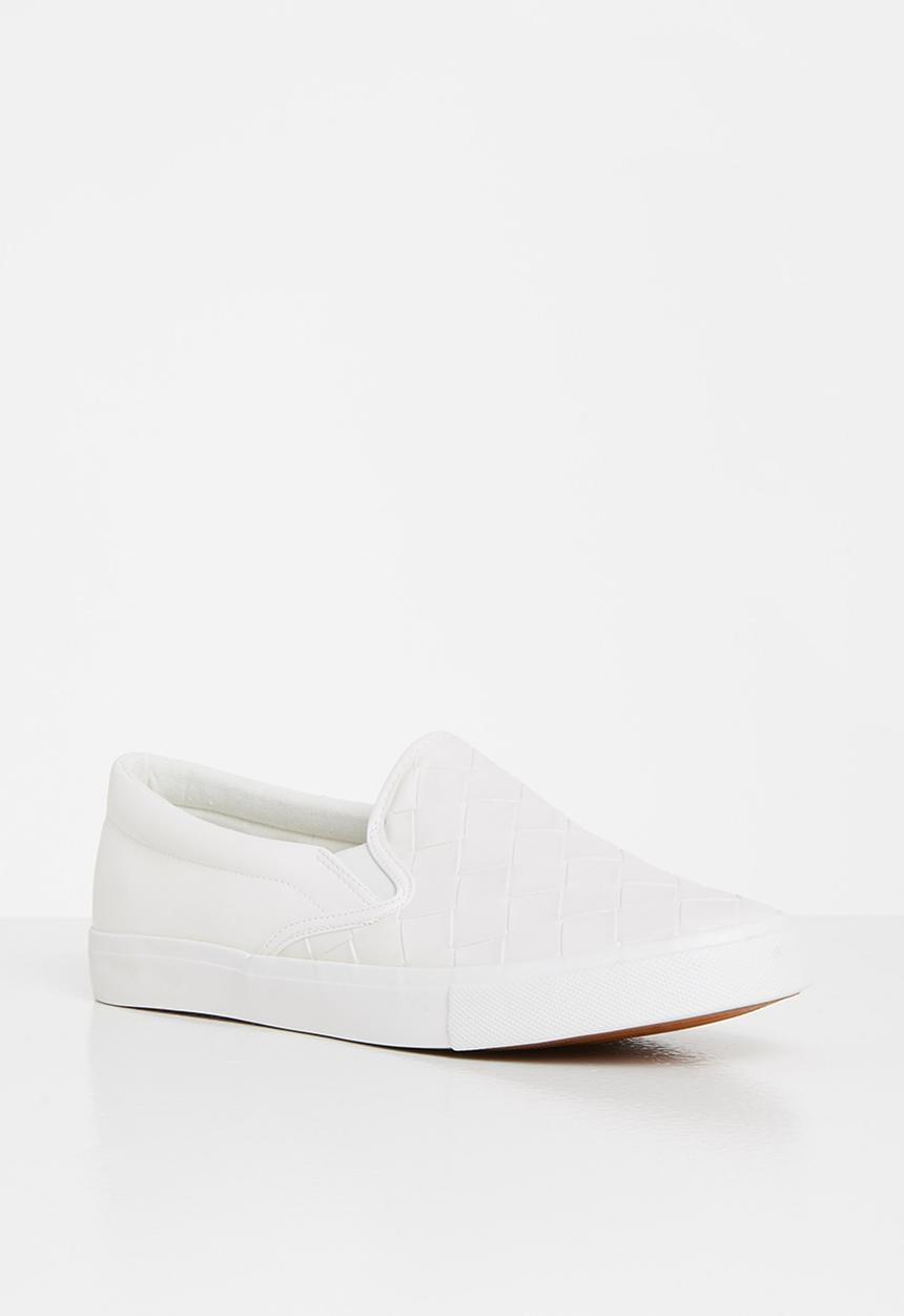 Superbalist - Campus slip on - white