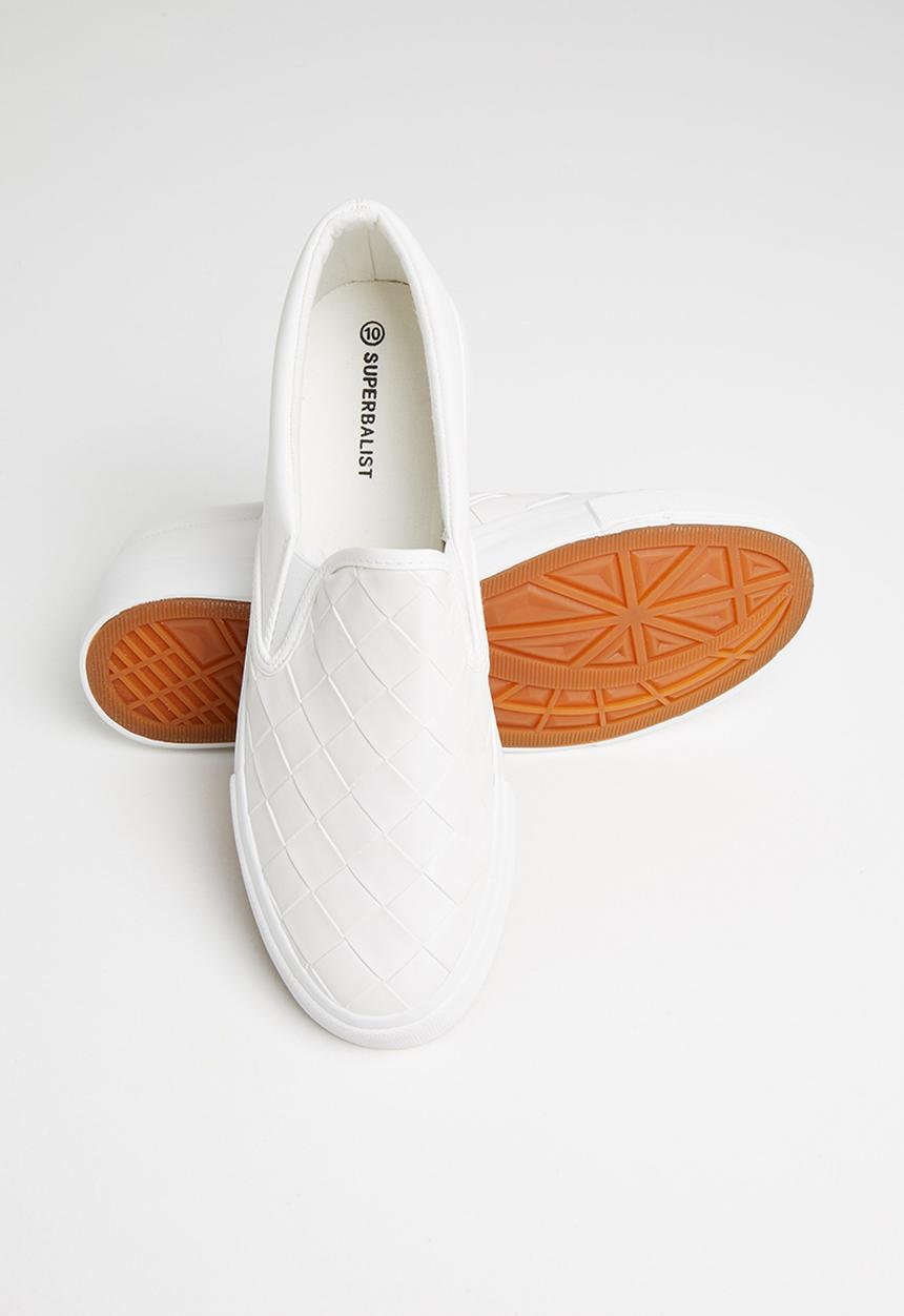Superbalist - Campus slip on - white