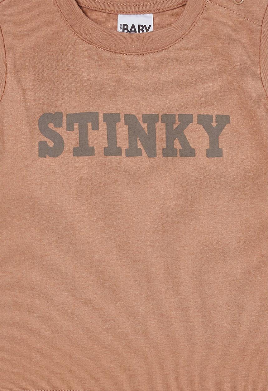 Cotton On - Jamie short sleeve tee - taupy brown