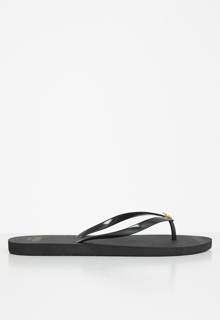 POLO - Gugu medallion flip flop - black