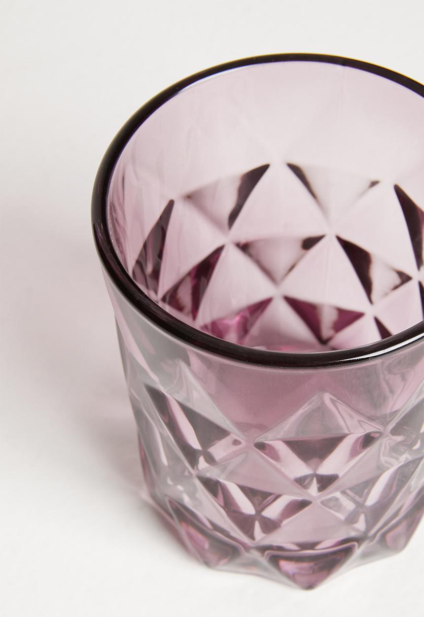 Excellent Houseware - Drinking glass set - pink