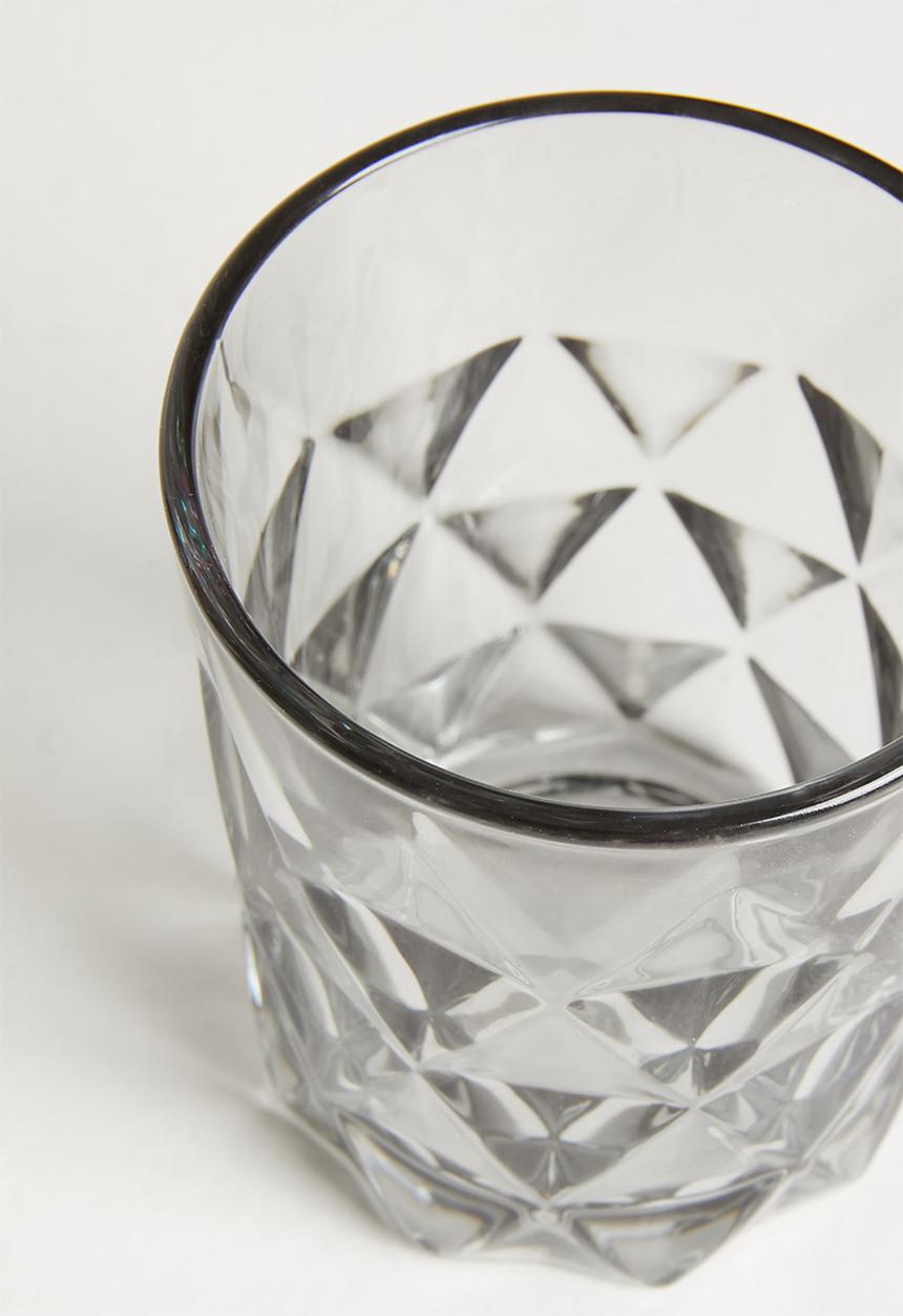 Excellent Houseware - Drinking glass set - ash